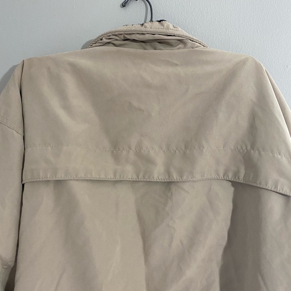 St John’s Bay Men’s Coat Size Large. Hook & Loop Cuffs Fleece and Quilted Lined - Picture 7 of 7